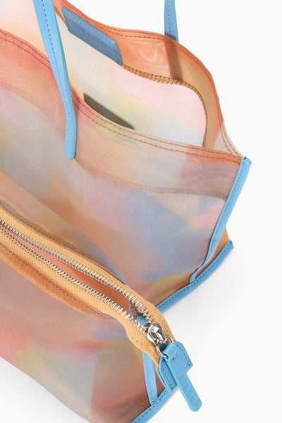CHRISTOS MINI MESH TOTE IN PASTEL CLOUDS