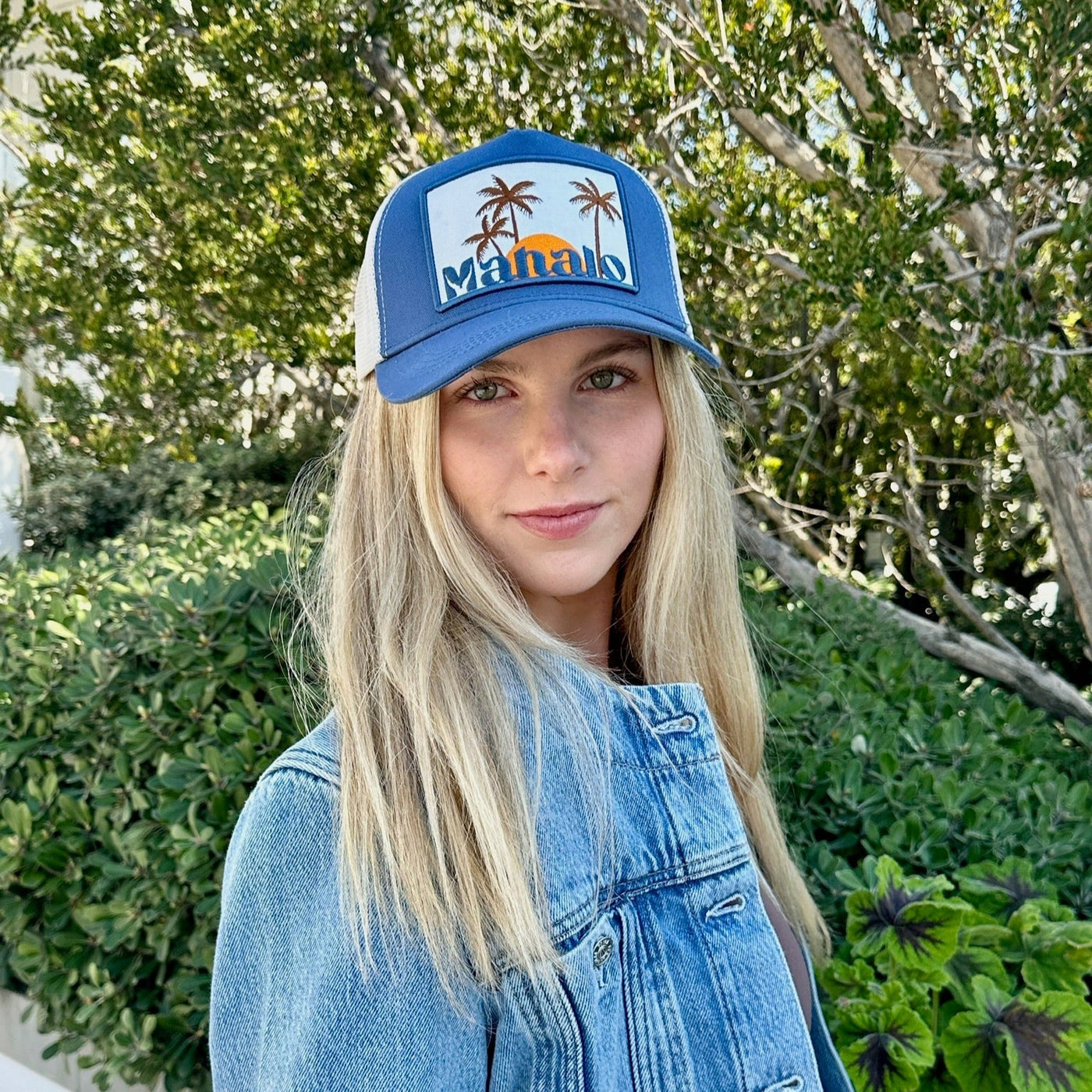 MAHALO PALM TRUCKER IN NAVY