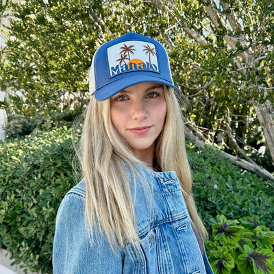 MAHALO PALM TRUCKER IN NAVY