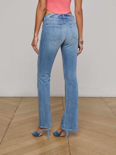 CARA LOW-RISE BOOTCUT JEAN IN IBARRA