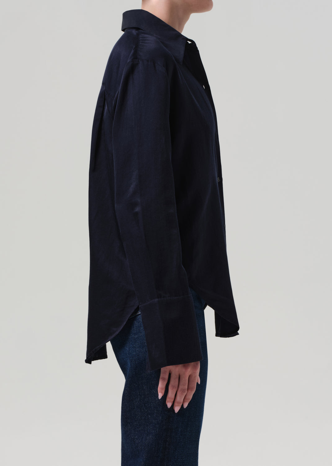 CAMILIA SHIRT IN MIDNIGHT