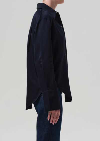CAMILIA SHIRT IN MIDNIGHT