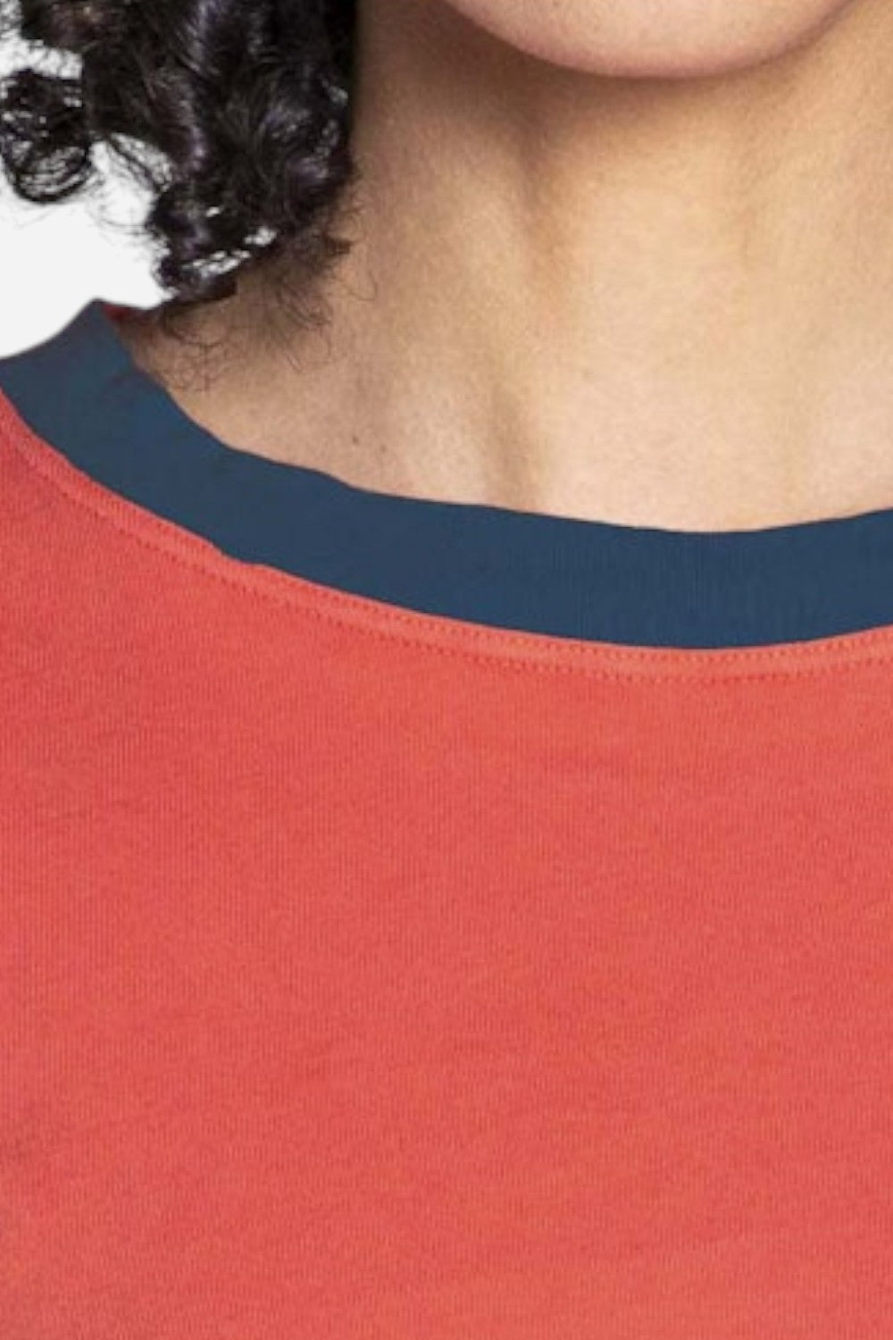 CLASSIC RINGER TEE IN RED/NAVY