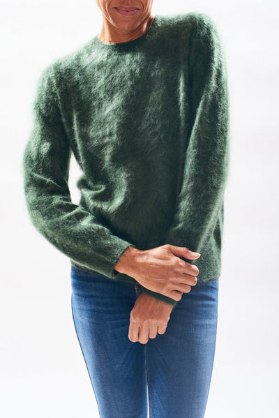 BRUSHED CREW IN JUNGLE - Romi Boutique