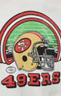 Junk Food 49ERS GAME TIME CROP TEE at Romi Boutique
