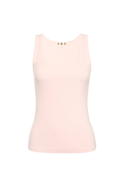 ANGEL RIB TANK IN SHIMMER - Romi Boutique
