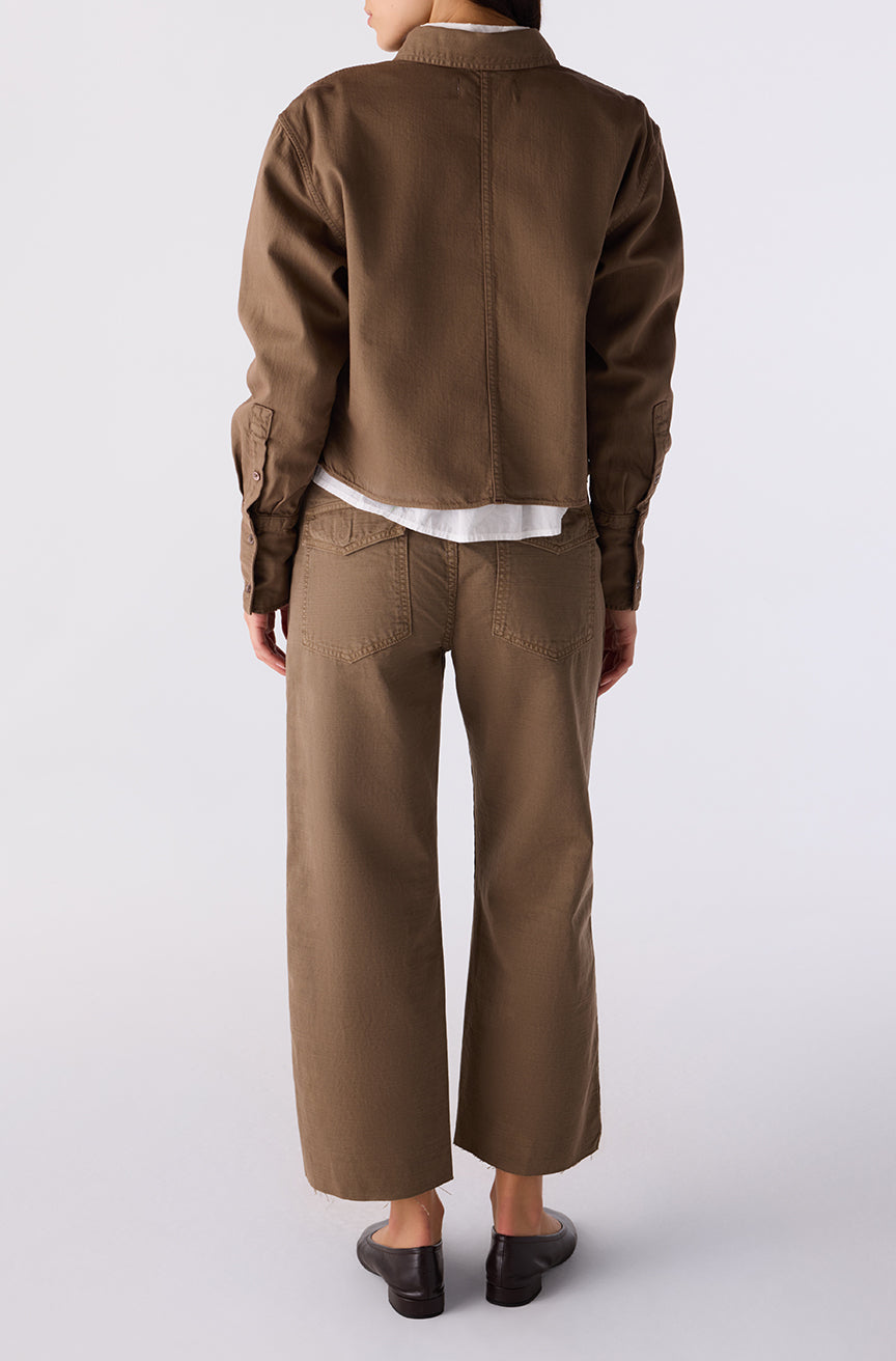 Easy Army Slouch Crop Pants