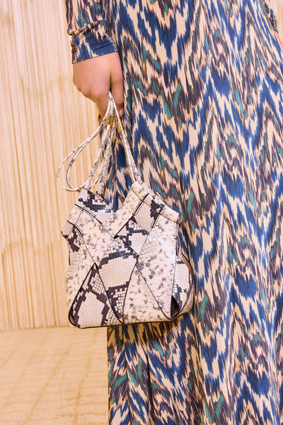 CHARLOTTE CROSSBODY IN COWRIE EMBOSSED