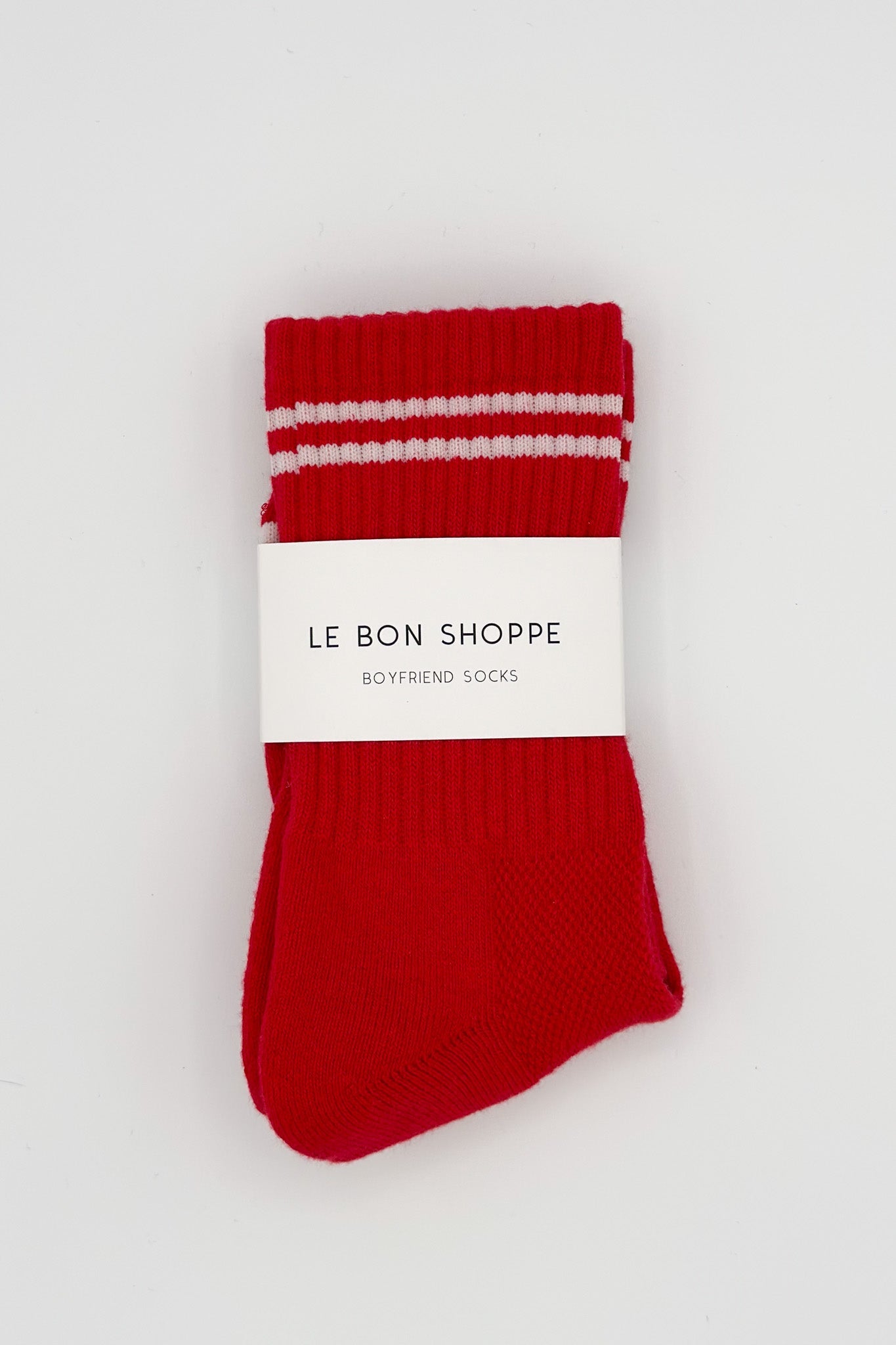 BOYFRIEND SOCKS IN RED - Romi Boutique