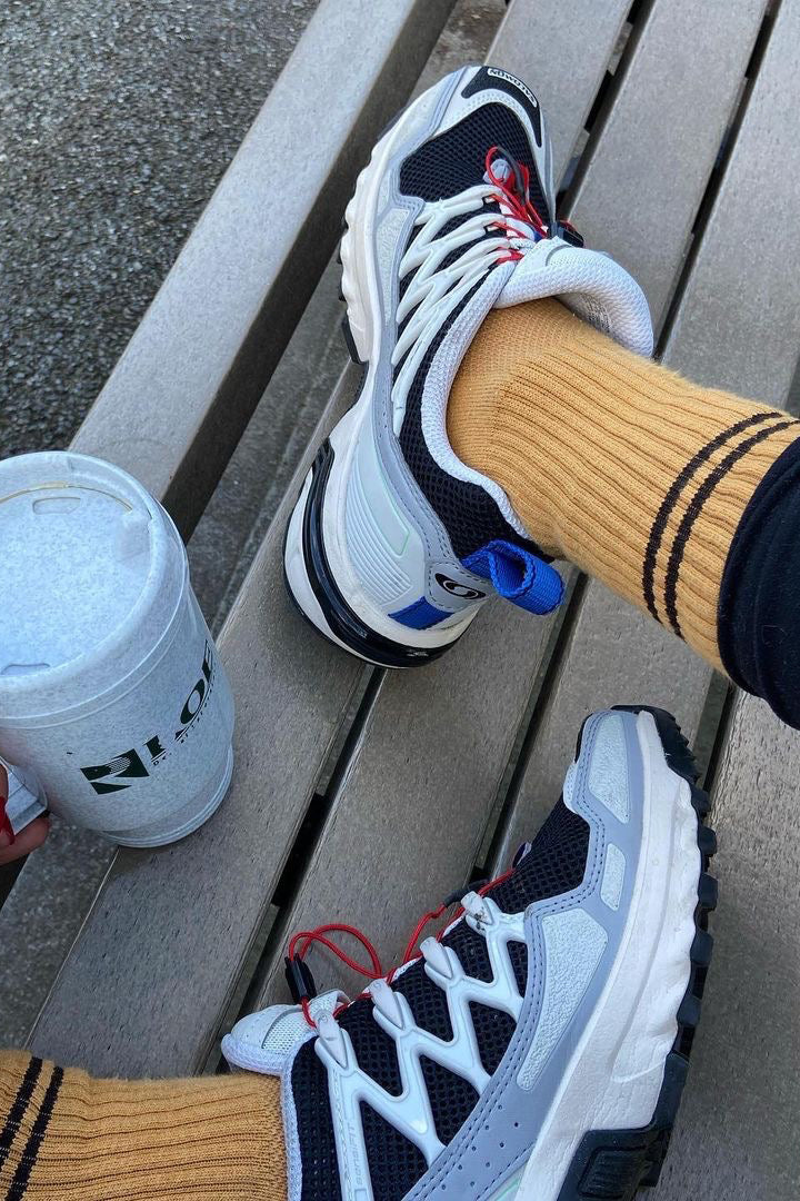 BOYFRIEND SOCKS IN BISCOTTI - Romi Boutique