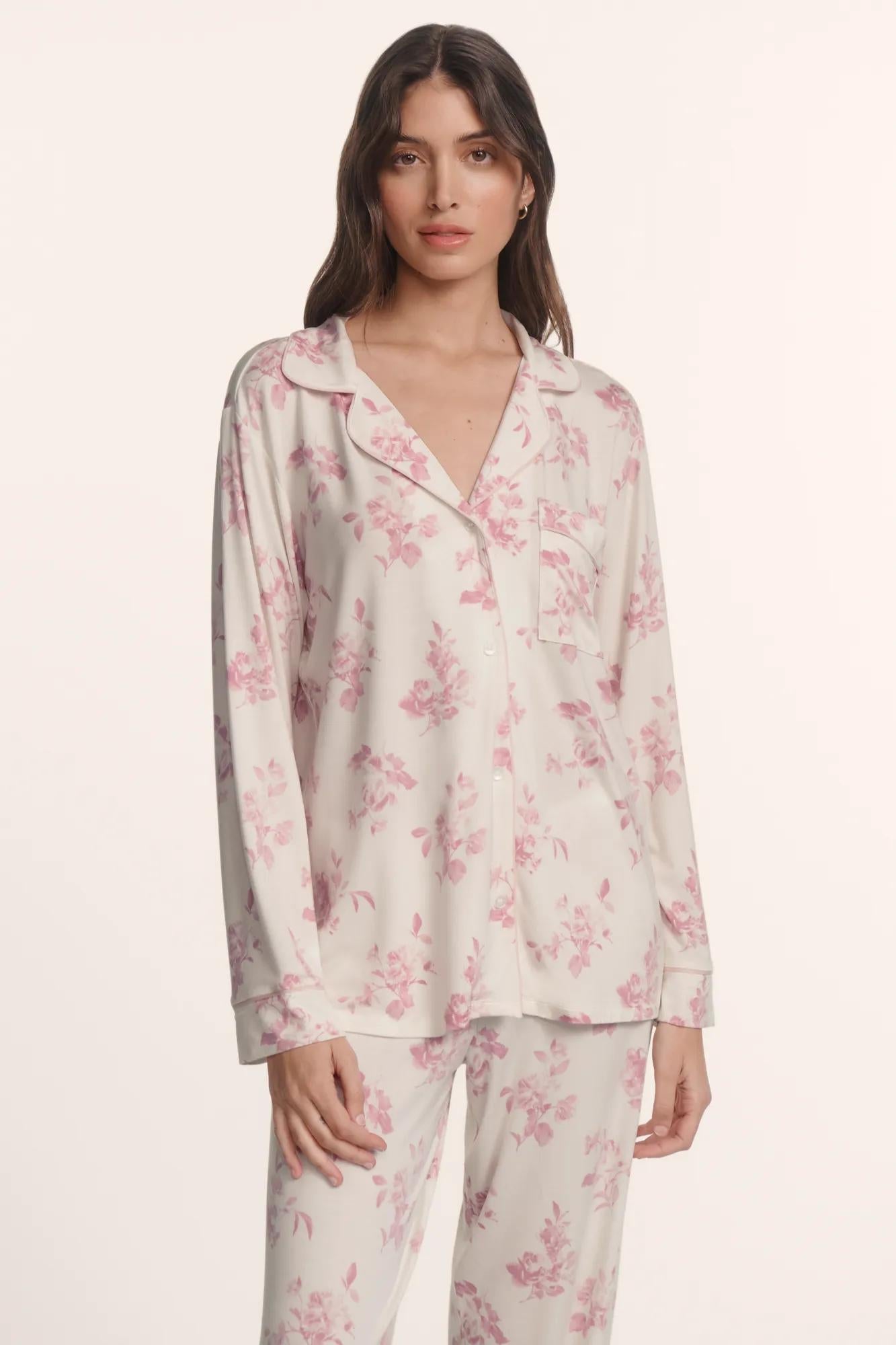 Eberjey Giselle Printed Long PJ Set at Romi Boutique