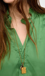 Zadig & Voltaire TOPHER SATIN TOP at Romi Boutique