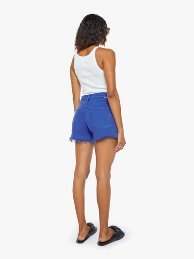 THE SKIPPER SHORT N LONG FRAY IN CATS AND DOGS/VICTORIA BLUE