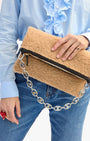 Clare V FOLDOVER CLUTCH W/ TABS at Romi Boutique