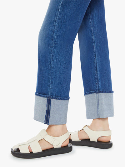 CHECKERBOARD DUSTER FLOOD CUFF IN BUNNY HOP