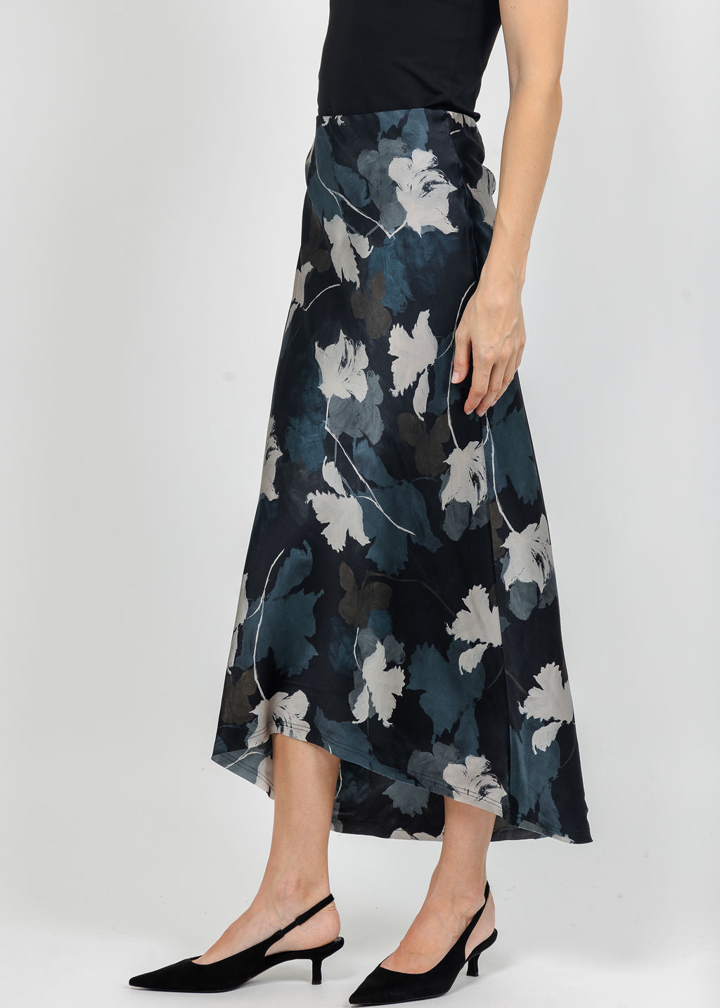 Go Silk Go Slope Printed Skirt at Romi Boutique