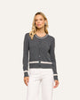 L'Agence Malone Cashmere Cardigan at Romi Boutique