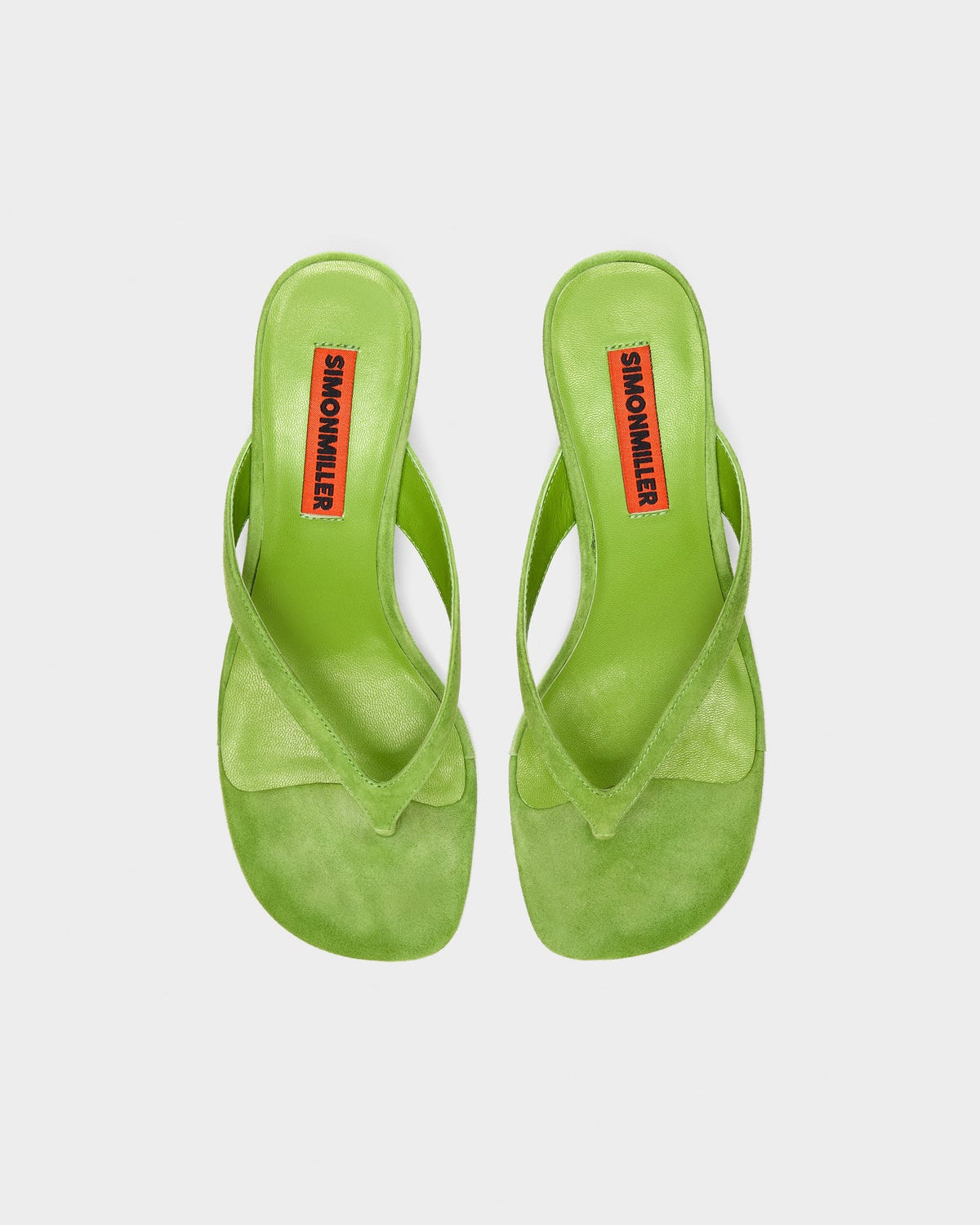 SIMON MILLER SUEDE BEEP THONG at Romi Boutique