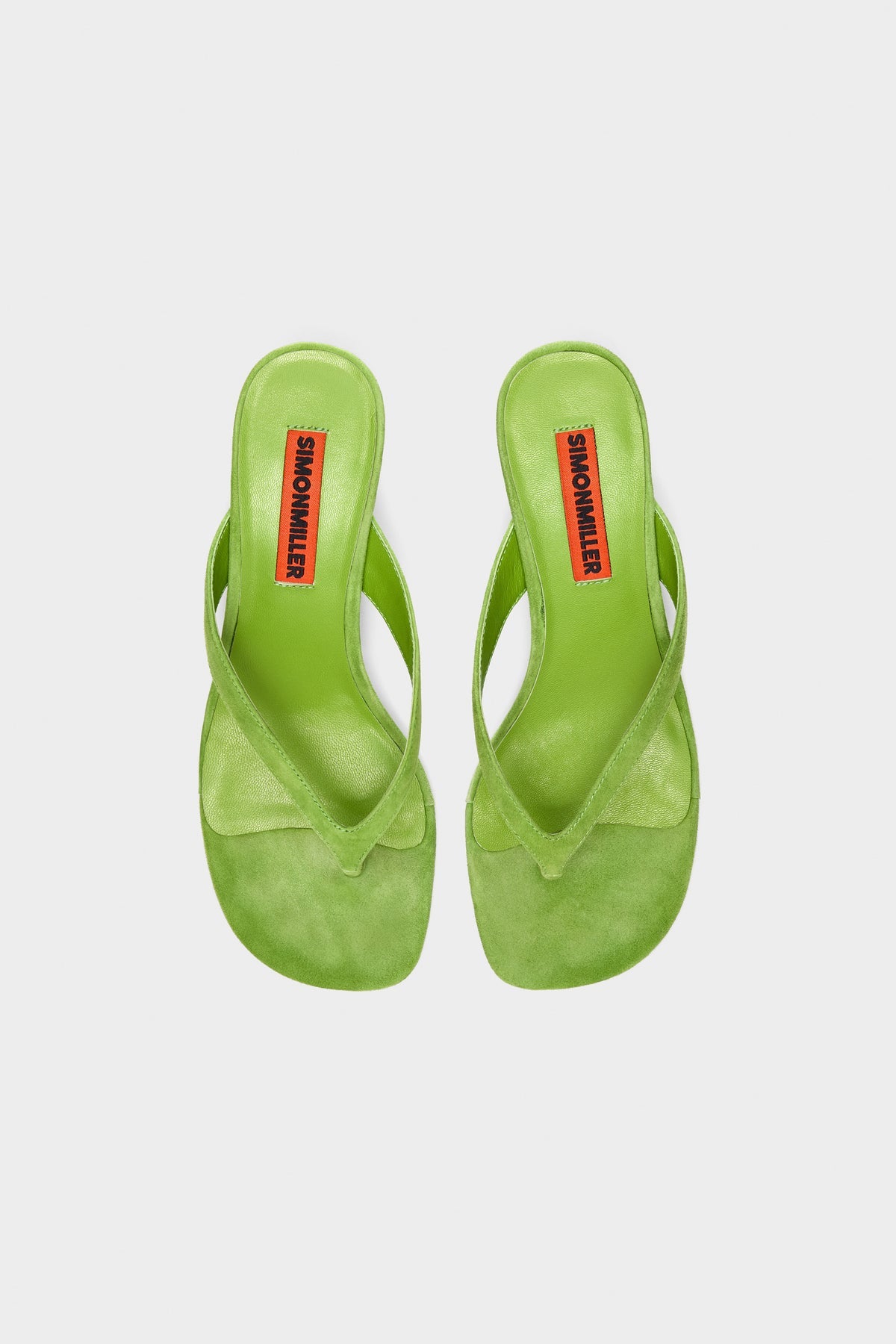 SIMON MILLER SUEDE BEEP THONG at Romi Boutique