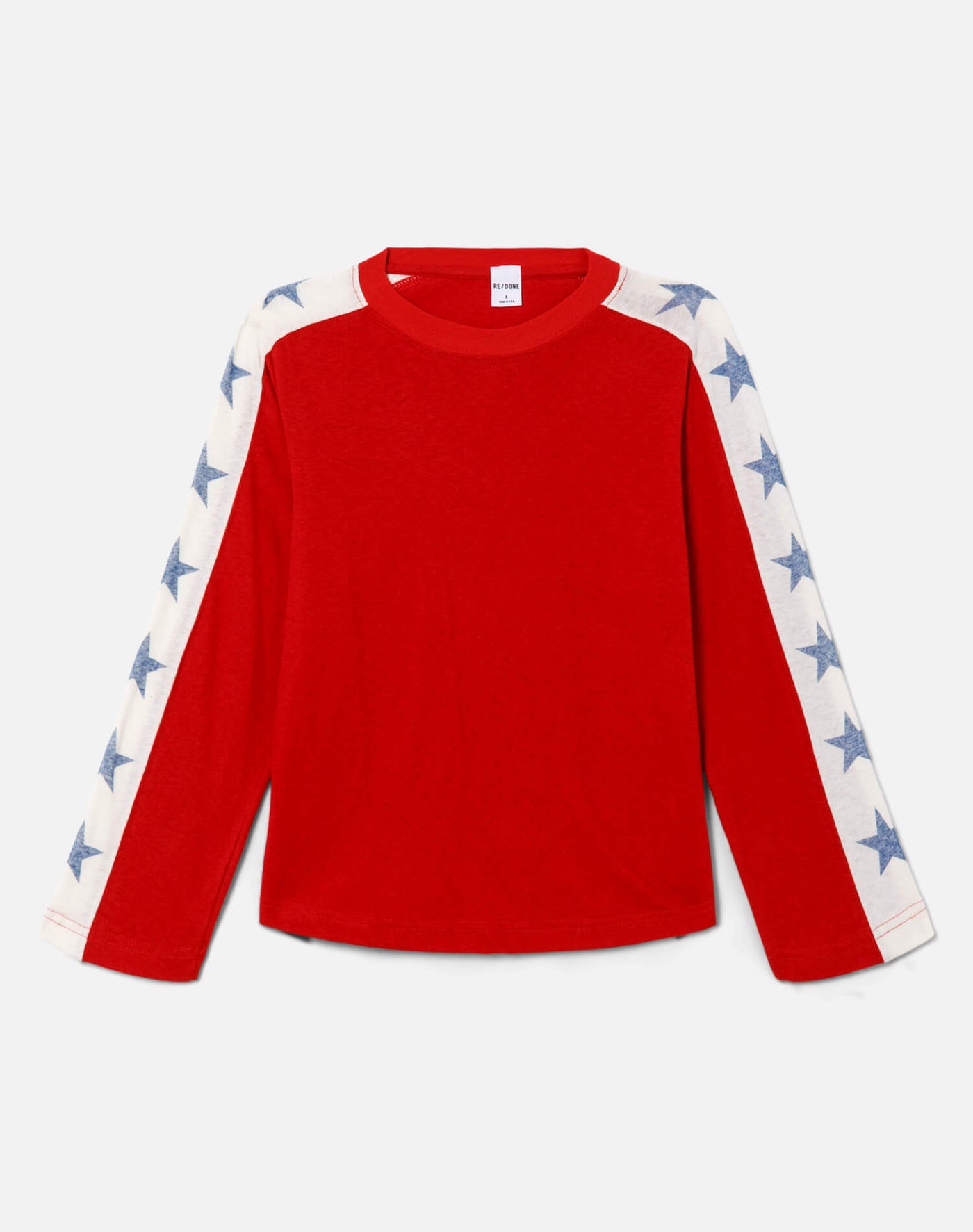 STAR CONTRAST LS JERSEY IN CRIMSON