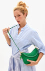 Clare V Petit Moyen Messenger Leather/Suede at Romi Boutique