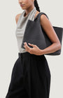 Naghedi ST. BARTHS MEDIUM TOTE IN ASH at Romi Boutique