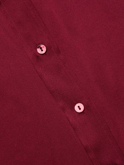 DANI 3/4 SLEEVE BLOUSE IN BLACK CHERRY