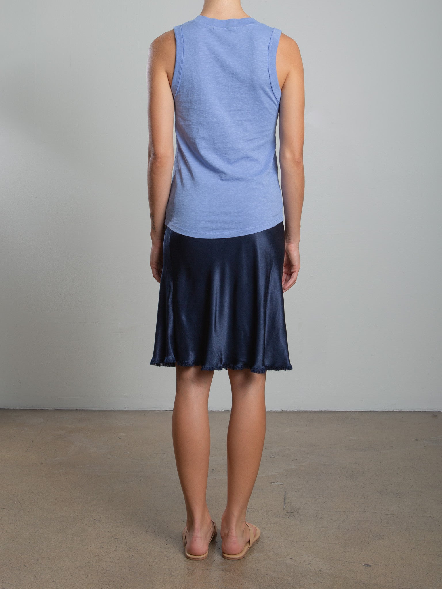 Pharaoh Ani Skirt in Vintage Satin at Romi Boutique