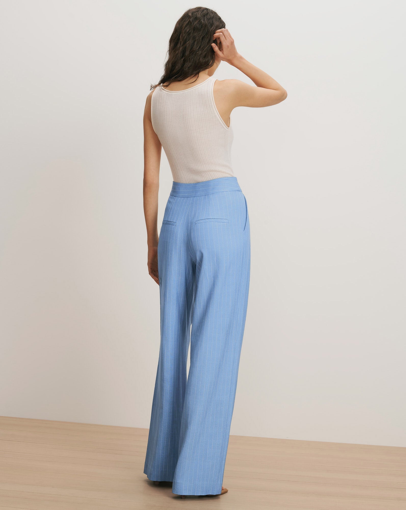 Veronica Beard HEYSER WIDE-LEG PANT at Romi Boutique