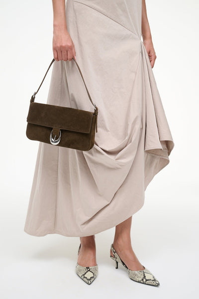 HARLOW BAG IN TRUFFLE SUEDE