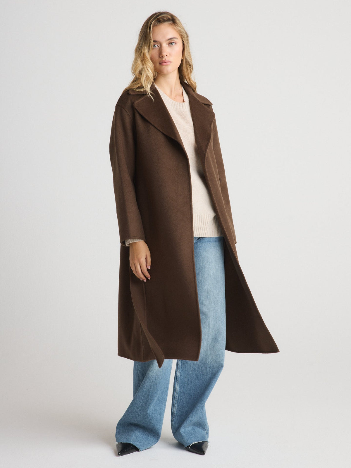 W.Cashmere Marica Robe Coat at Romi Boutique