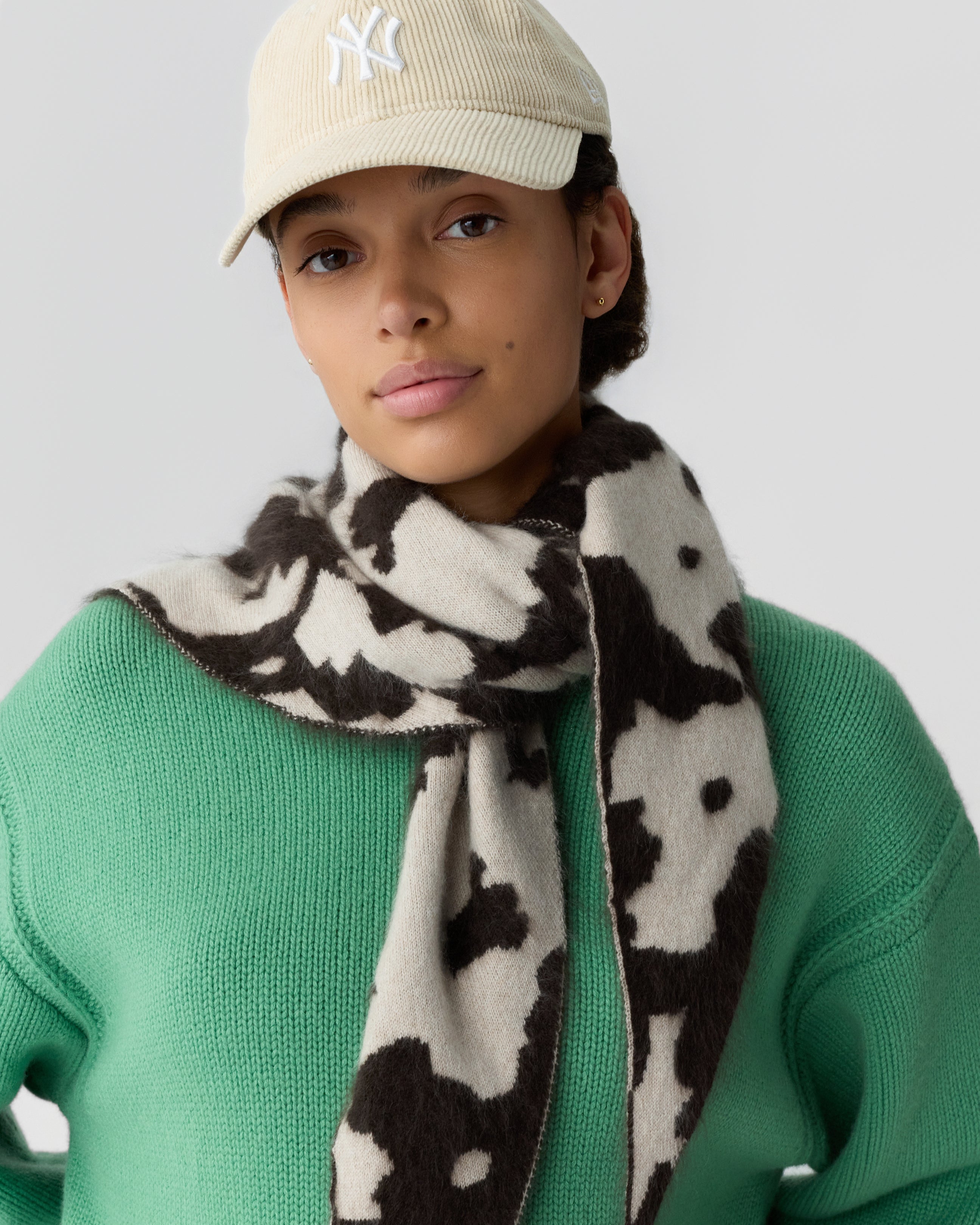 Grizzly Cowhide Wild Rag