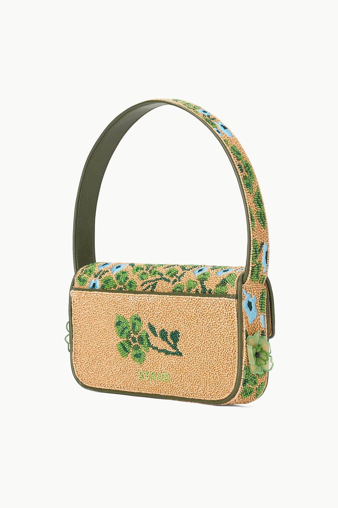 TOMMY BEADED BAG IN MOSS FLORAL TAPESTRY