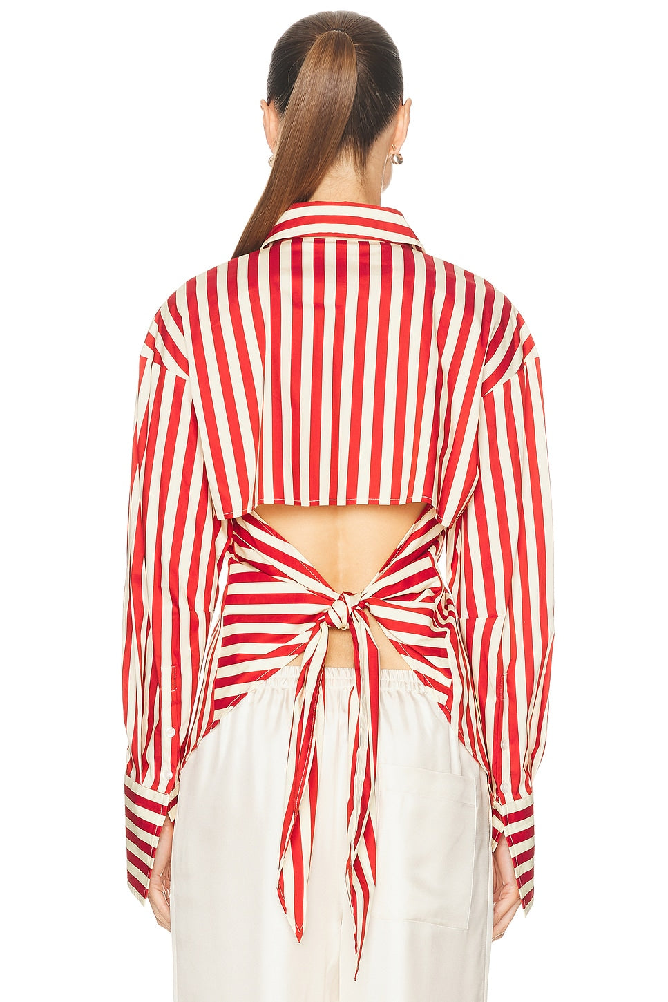 SIMON MILLER LOCH POPLIN BUTTON UP at Romi Boutique