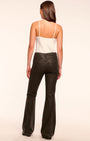 Ramy Brook Helena Coated High-Rise Flare Jean at Romi Boutique
