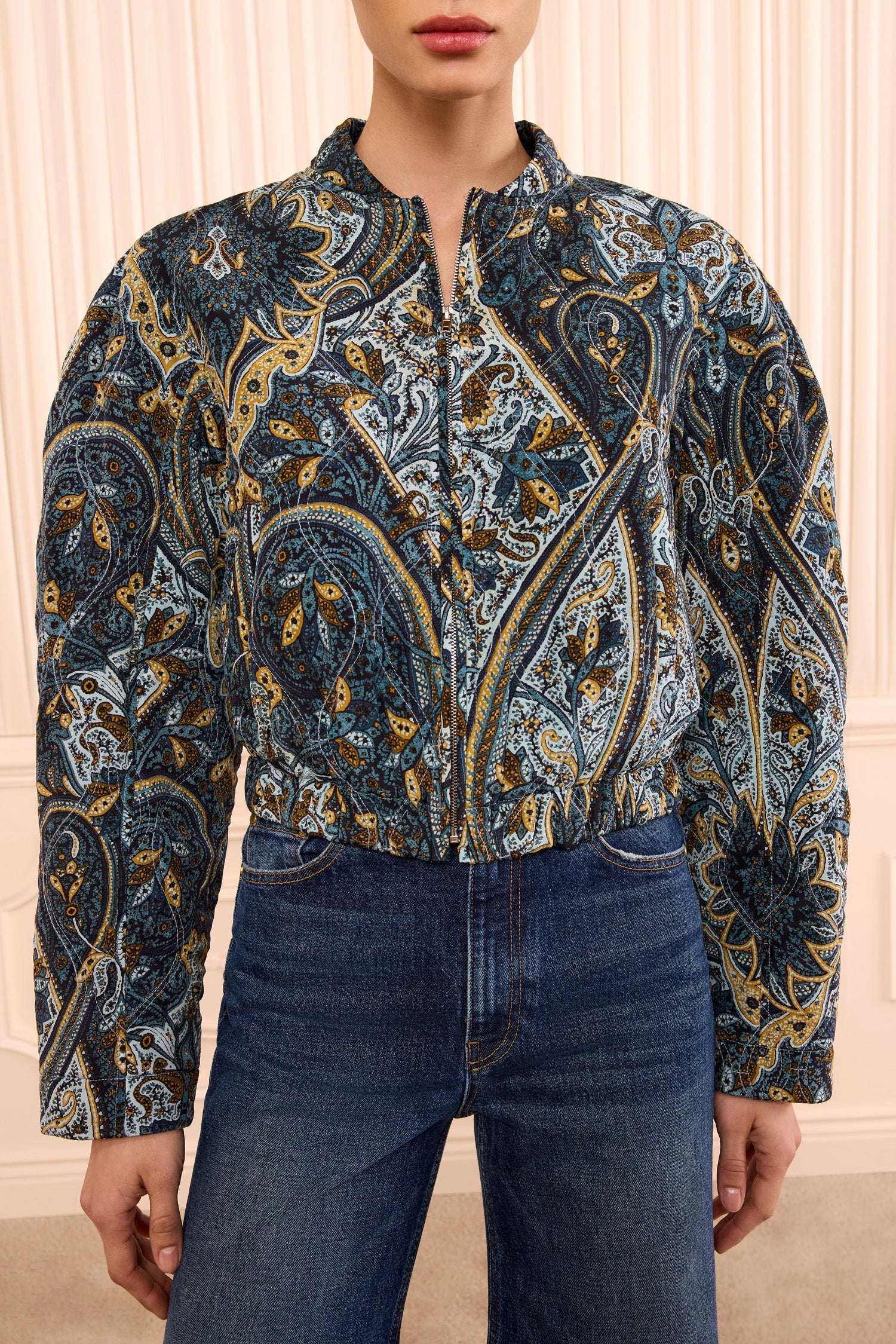 Ulla Johnson Yara Silk Jacket at Romi Boutique