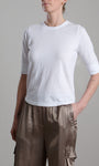 Pharaoh Giada Slim Crew in Supima Slub at Romi Boutique