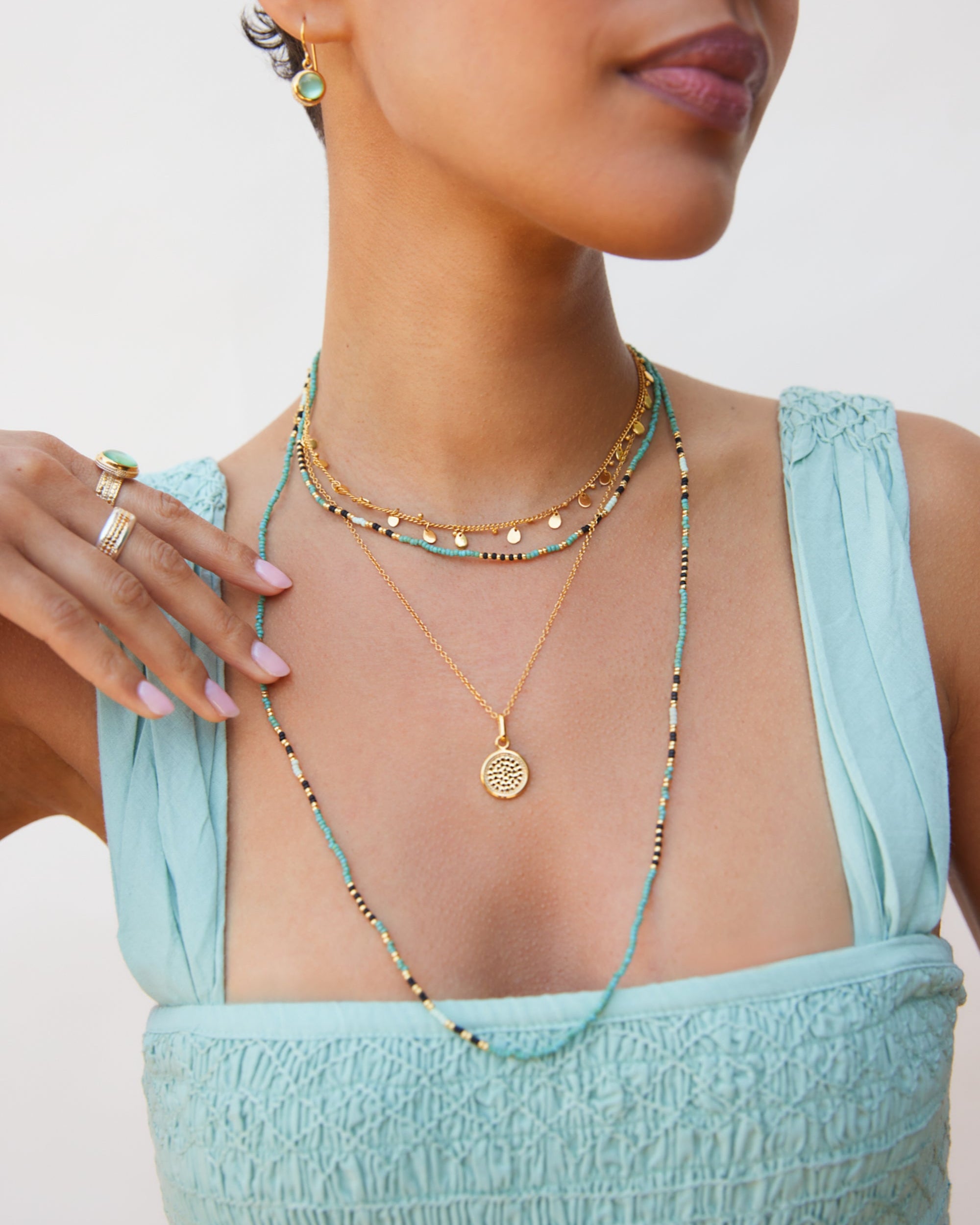 Amai Beaded Necklace - 18”