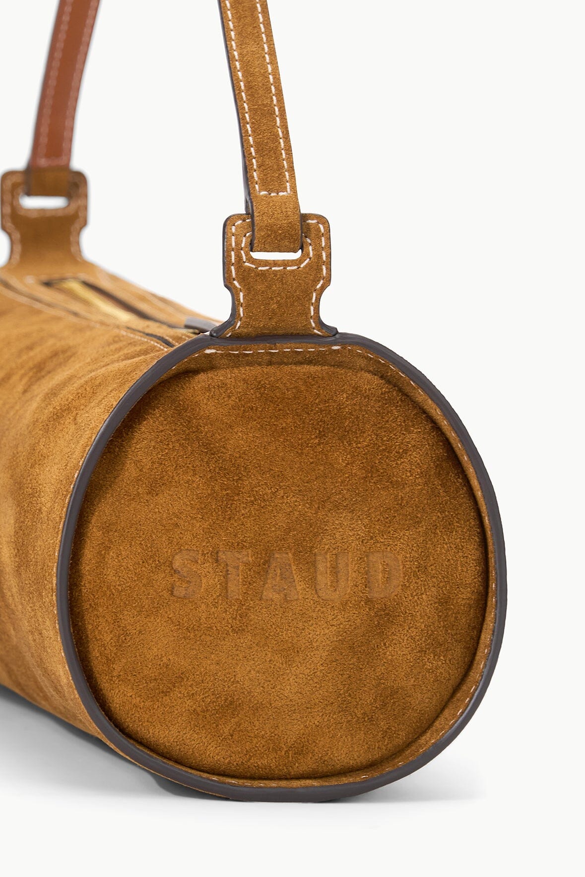 MINI TARU BAG IN TAN SUEDE - Romi Boutique