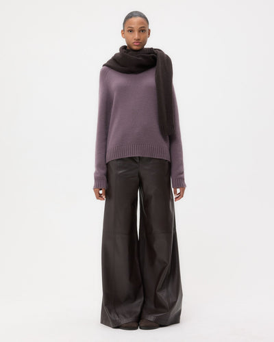 NEW JILL CREWNECK IN SMOKED LAVENDER