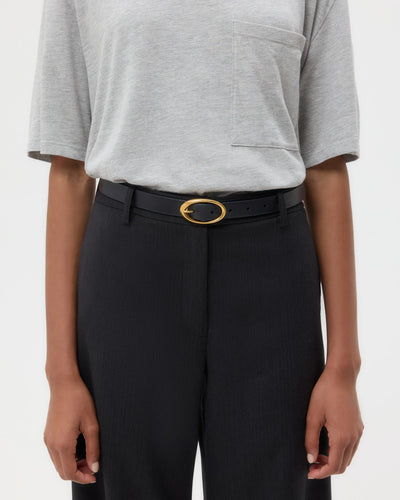 NARROW BELT IN MIDNIGHT - Romi Boutique