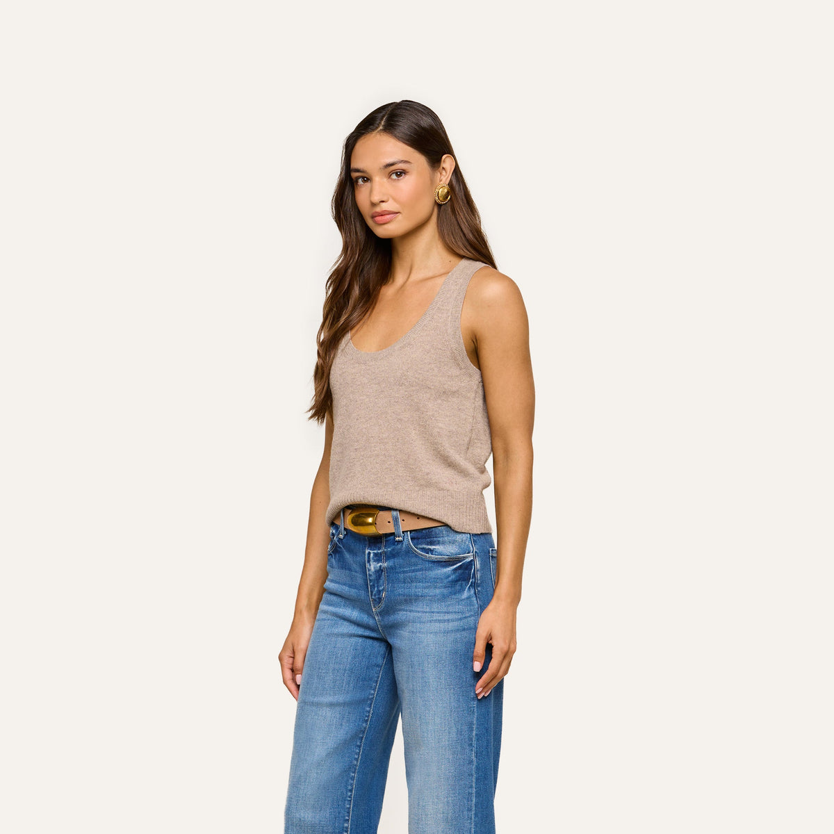 L'Agence Filou Cashmere Tank at Romi Boutique