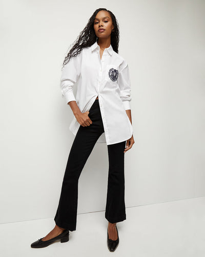 CARSON HIGH RISE ANKLE FLARE IN ONYX