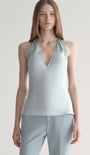 A.L.C Wes Satin and Lace Top at Romi Boutique