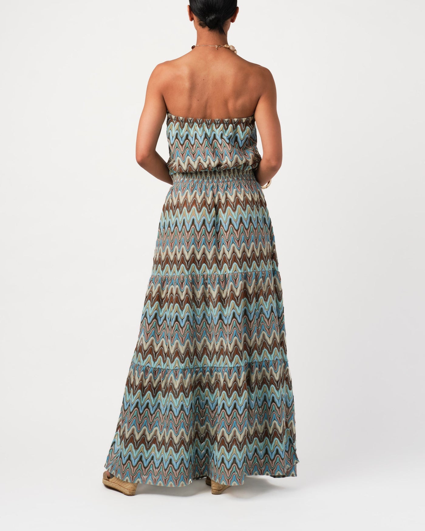 VERA DRESS IN BLUE MULTI