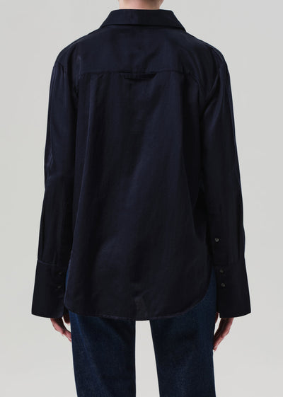 CAMILIA SHIRT IN MIDNIGHT