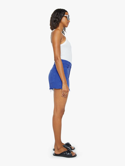 THE SKIPPER SHORT N LONG FRAY IN CATS AND DOGS/VICTORIA BLUE