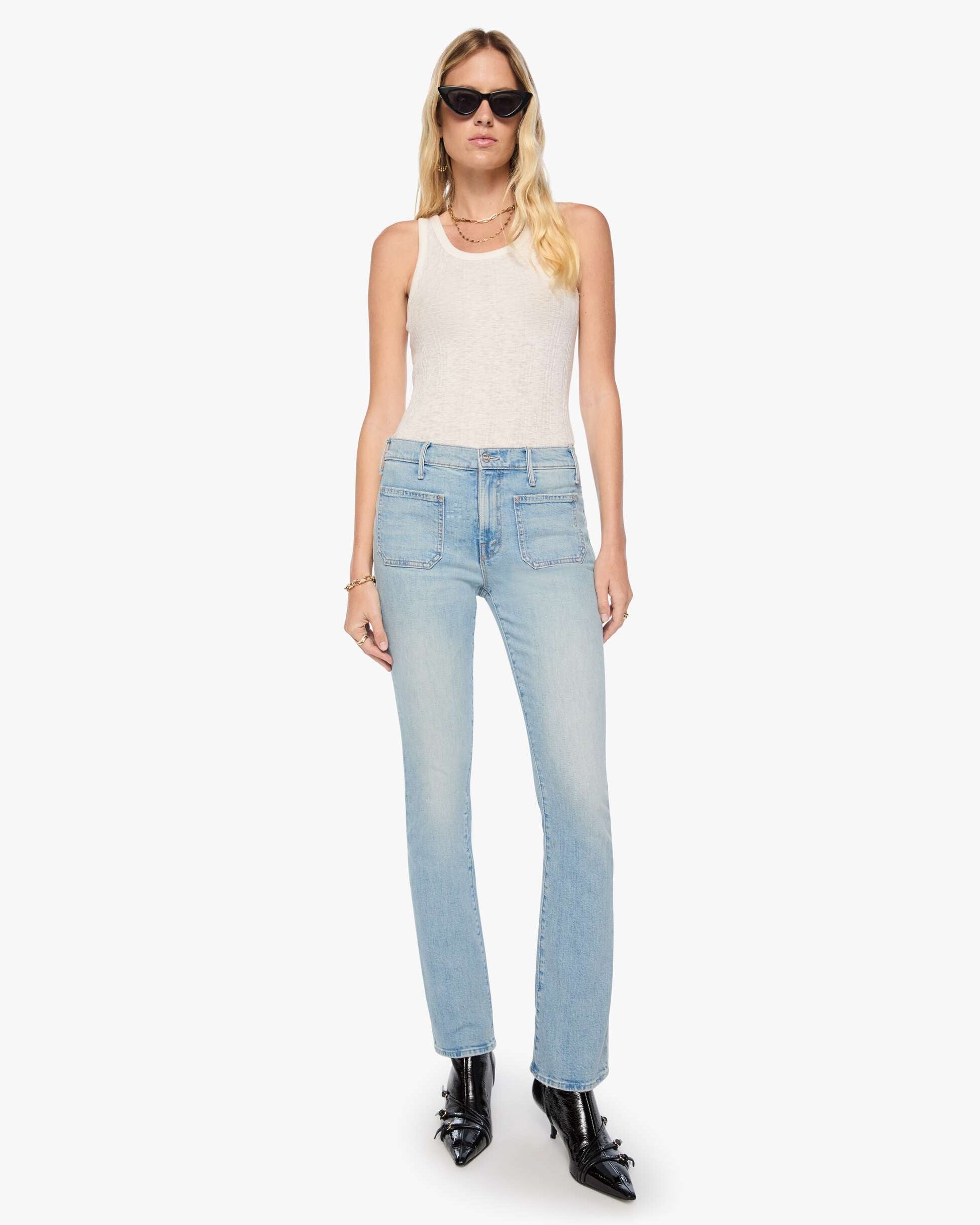 The Patch Pocket Insider Sneak Jeans