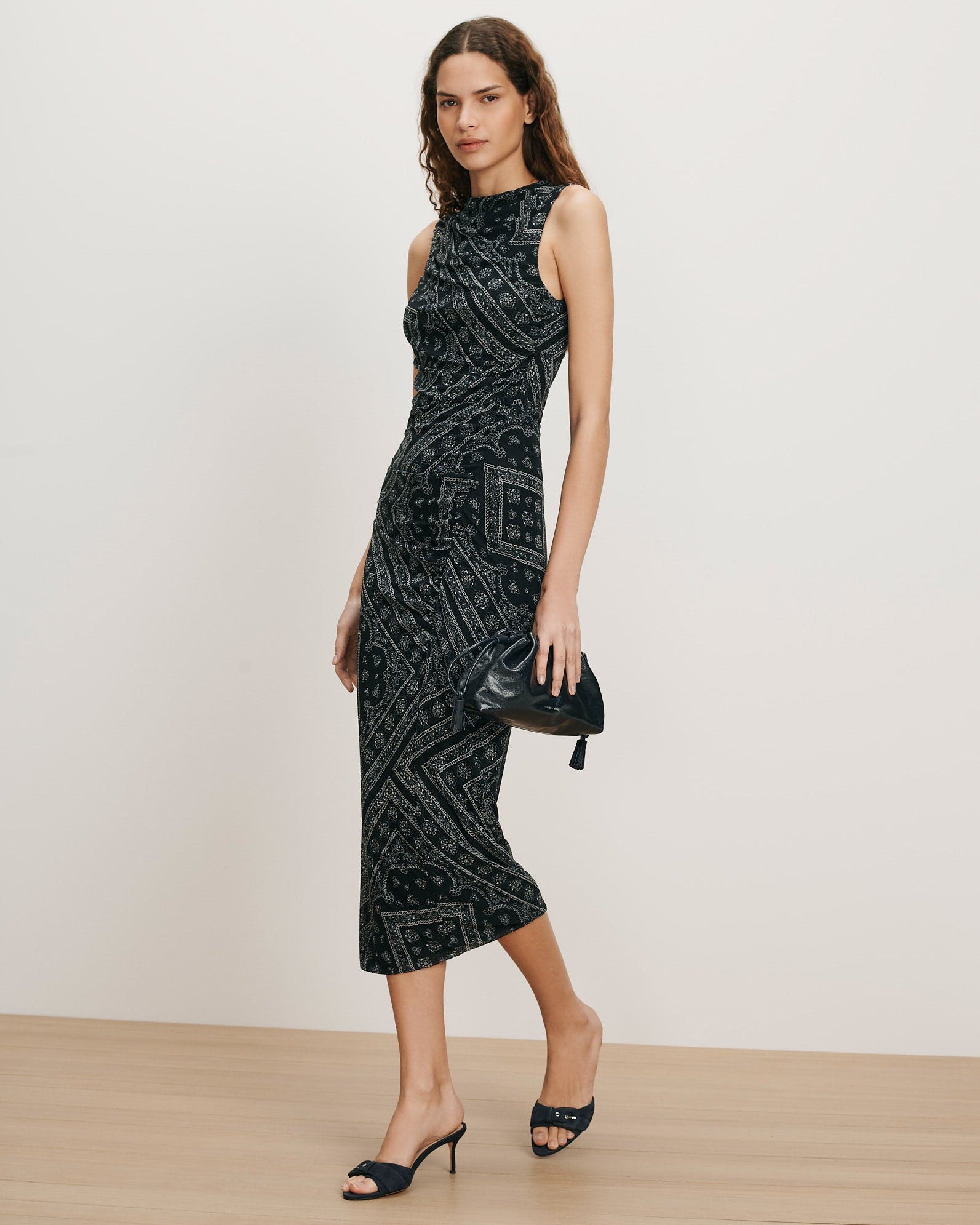 Sylviani Bandana Midi Dress