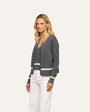 L'Agence Malone Cashmere Cardigan at Romi Boutique
